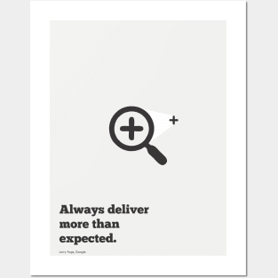 Always Deliver More Than Expected Motivational and Inspirational Quotes Posters and Art